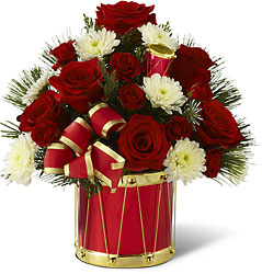 Holiday Cheer Bouquet from Clifford's where roses are our specialty